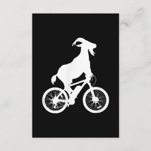 Ziegenradfahrer Funny Goat Lover Graphic Begleitkarte