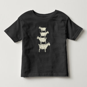 Ziegenrückro Kleinkind T-shirt