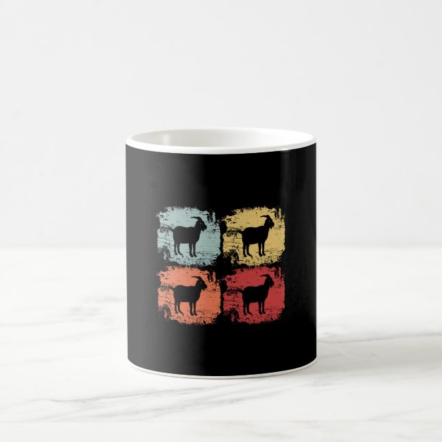 Ziegenrückro Vintag Kaffeetasse (Mittel)