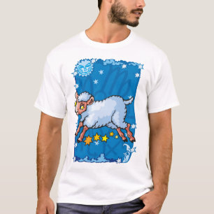 Ziegenschafe, die in den Sternen springen T-Shirt