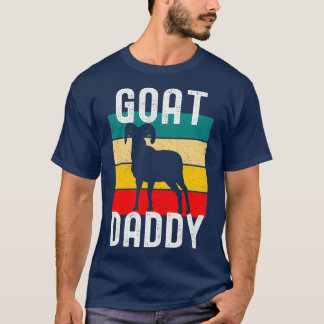 Ziegenvater Vintage abgenutzter Geflügelfarmer T-Shirt