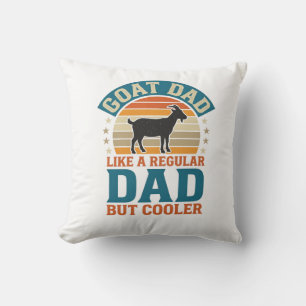 Ziegenvater wie ein normaler Vater, aber cooler Vi Kissen