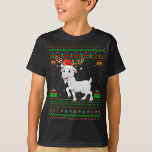 Ziegenweihe Weihnachtsmannmütze Match Ugly Goat We T-Shirt