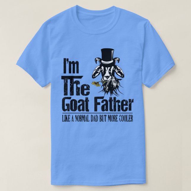 Ziegenziegen-Bauer Vater Farm Tierfutter T-Shirt (Design vorne)