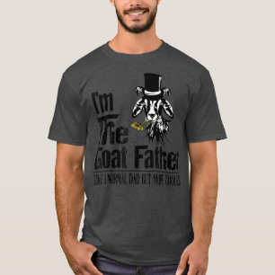 Ziegenziegen-Bauer Vater Farm Tierfutter T-Shirt