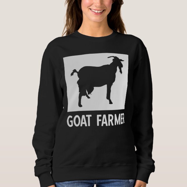 Ziegenzüchterziege - Freund Tier Bauer Sweatshirt (Vorderseite)