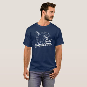 ZiegeWhisperer mit illustrierter Ziege T-Shirt