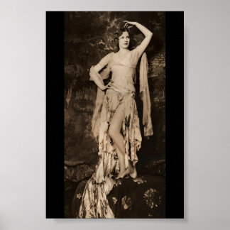 Ziegfeld Follies Girl Blanche Satchell .. 1920er Poster