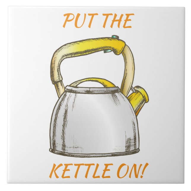 Zieh den Kettle an! Bearbeiten von Text Fliese (Vorderseite)