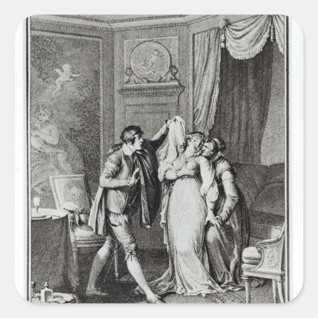 "Zieh diesen Schleier aus Kapitel 7 des Quadratischer Aufkleber (Vorderseite)