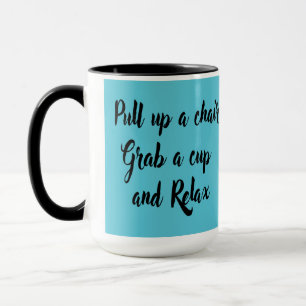 Zieh einen Stuhl heran, schnapp dir eine Tasse und