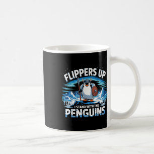 Zieh mich auf, mit den Pinguinen lustige Trump Kaffeetasse