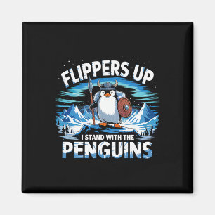 Zieh mich auf, mit den Pinguinen lustige Trump Magnet
