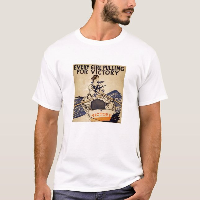 ZIEHEN FÜR SIEG T-Shirt (Vorderseite)