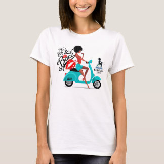 Ziehen sich Bella Vespa-Mädchen-T-Shirt 2015 T-Shirt