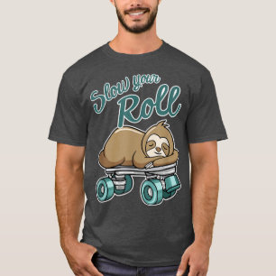 Ziehen Sie das Rollen-Süße Tier auf einem Roller-S T-Shirt