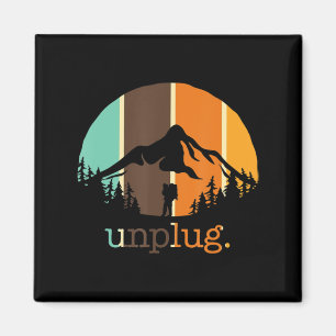 Ziehen Sie das Wandern Lover Fun Outdoor Hiker Mou Magnet