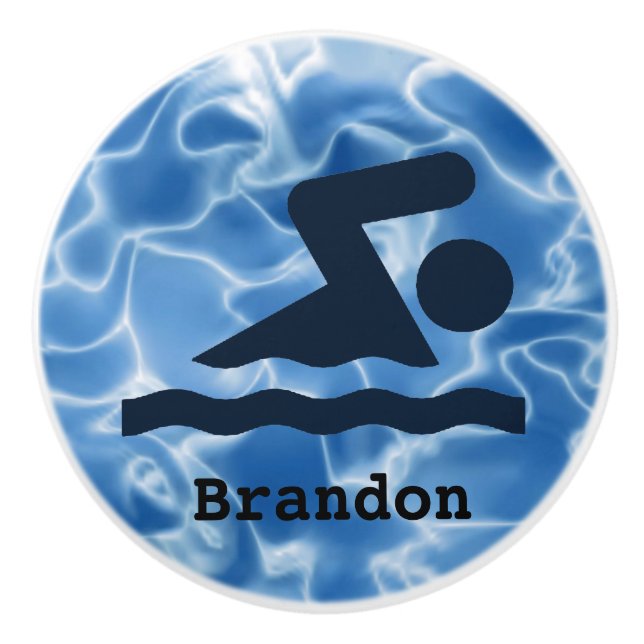 Ziehen Sie die Keramik des Schwimmbeckens oder der Keramikknauf (Vorderseite)