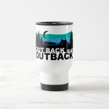 Ziehen Sie heraus sich in der mein Outback-Tasse