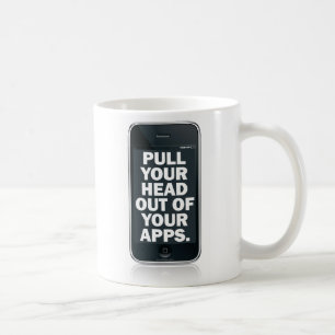 Ziehen Sie Ihren Kopf Ihr apps. heraus Tasse