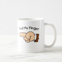 Ziehen Sie meine Finger-Kaffee-Tasse