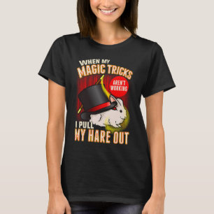 Ziehen Sie meine Hase Funny Magic Show Performer M T-Shirt