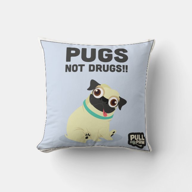 Ziehen Sie meine Tatze - Kissen 02 (Vorderseite)