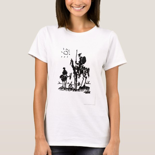 ziehen Sie quijote Mädchen an T-Shirt (Vorderseite)