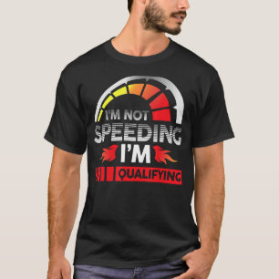 Ziehen Sie Racing Racer Race Car Ich bin nicht sch T-Shirt