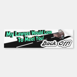 Ziehen Sie sich legalen Autoaufkleber zurück