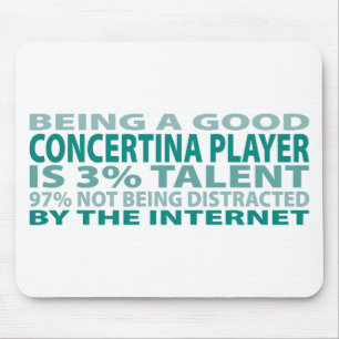 Ziehharmonika-Talent des Spieler-3% Mousepad