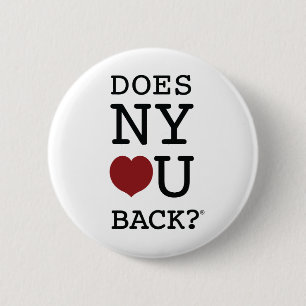 ZIEHT SICH NY [HERZ] U ZURÜCK? ® Knopf Button