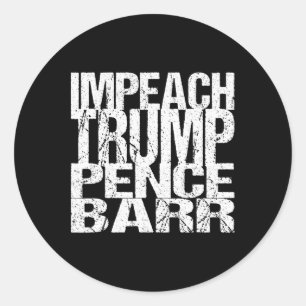 Zieht Trump Pence zur Rechenschaft Runder Aufkleber