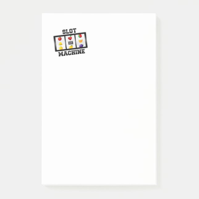 Ziehungssymbol der Schlitzmaschine Post-it Klebezettel (Vorderseite)