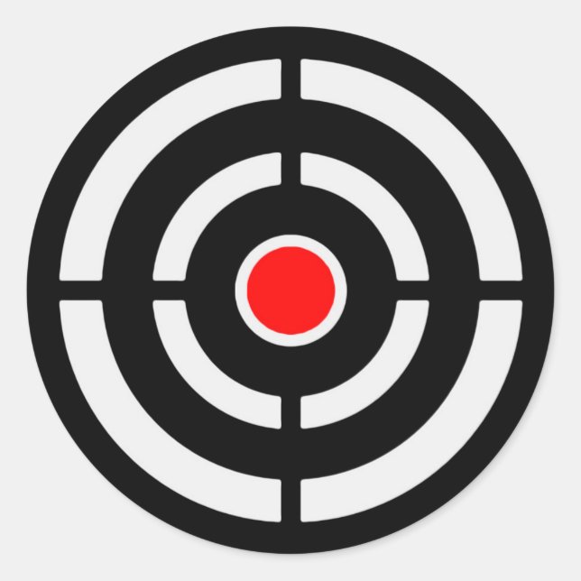 Ziel 2 runder aufkleber (Vorderseite)