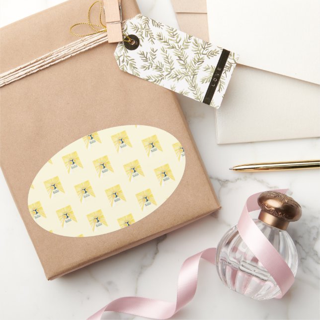 Ziel_3_Sonne-Kontrolle Ovaler Aufkleber (Schenken)