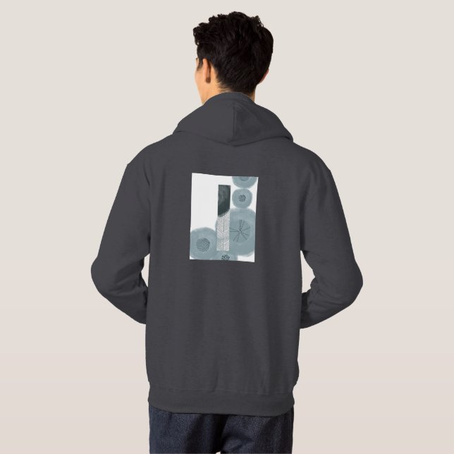 Ziel_9_Herbstblätter_2 Hoodie (Schwarz voll)