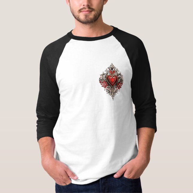 Ziel der Liebe - Traditioneller Tattoo-Flash T-Shirt (Vorderseite)