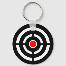 Ziel eines Schießschiebers Schlüsselanhänger