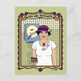 Ziel für Glück_A_ Postkarte