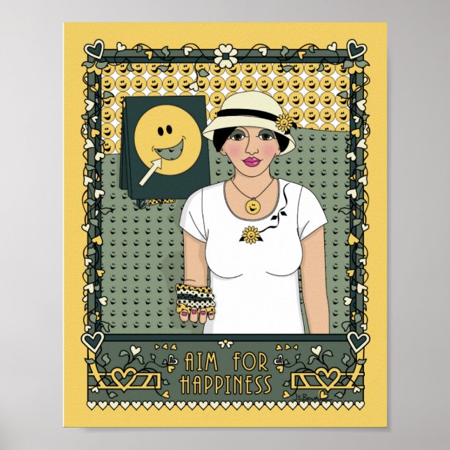 Ziel für Glück_C_8x10 Poster (Vorne)