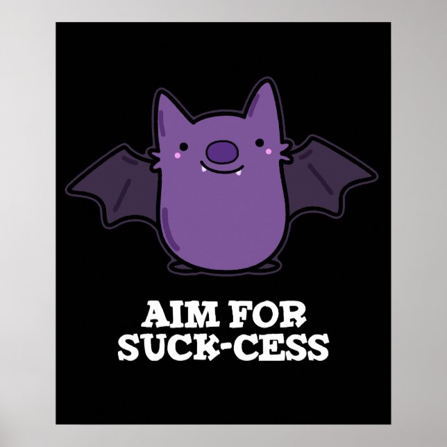 Ziel für Sind zum Kotzen-Cess-Funny Positive Bat P Poster (Vorne)