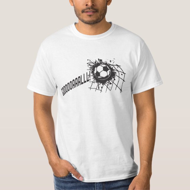 ZIEL! Fußball-Mono-Scoring Ball T - Shirt (Vorderseite)