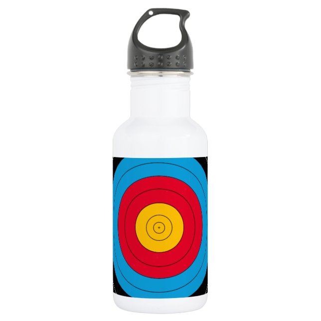 Ziel-Gesicht Edelstahlflasche (Vorderseite)