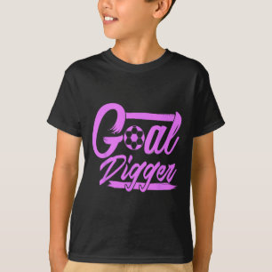 Ziel Gräber Hustle Denkweise Fußball Byll Strategi T-Shirt