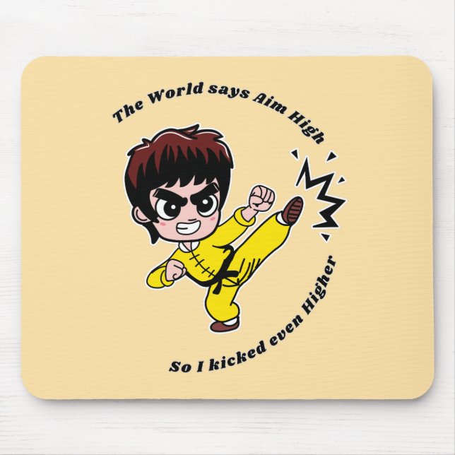 Ziel hoch Motivierend Mousepad (Vorne)