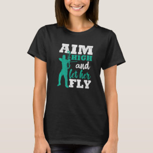 Ziel hoch und Ließ ihre Fliegenkläger Männer Bow J T-Shirt