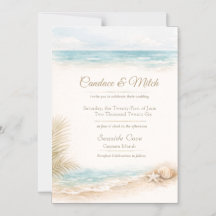 Ziel-Hochzeit Magnet Strand Thema