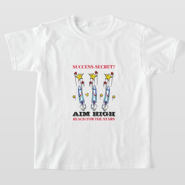 Ziel hohe Reichweite für die Star Children Rocket  T-Shirt (Ablage )