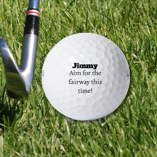 Ziel ist die Fairway-Bezeichnung Golfball